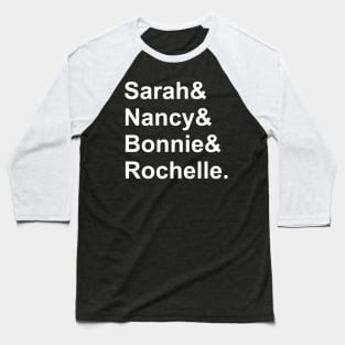 Witch Names Baseball T-Shirt